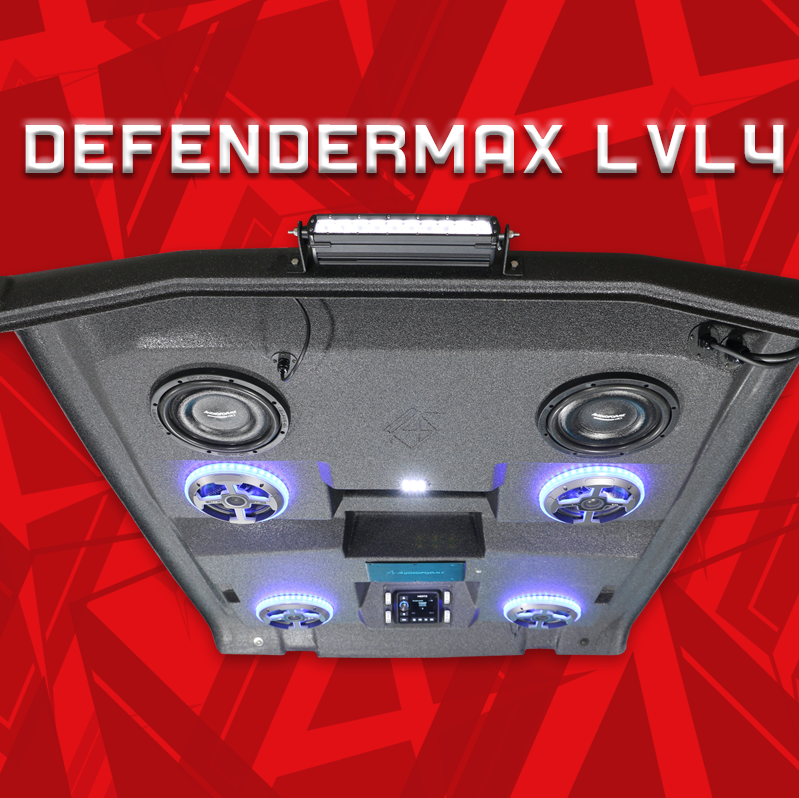 Can Am Defender Audio Formz Roof - MAX